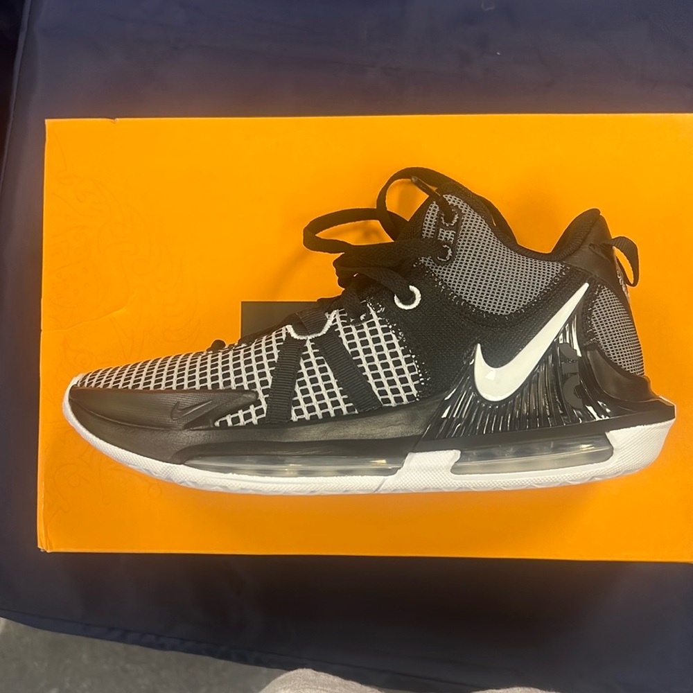 Brand new Mens Lebron James VII black and white
